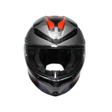 K6 S KARVE MATT BLACK/GREY/RED (S) Matte Black/Grey/Red - Driven Powersports