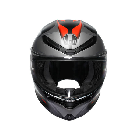 K6 S KARVE MATT BLACK/GREY/RED (L) Matte Black/Grey/Red - Driven Powersports
