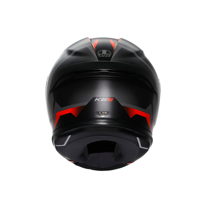 K6 S KARVE MATT BLACK/GREY/RED (L) Matte Black/Grey/Red - Driven Powersports