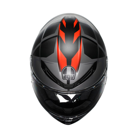 K6 S KARVE MATT BLACK/GREY/RED (S) Matte Black/Grey/Red - Driven Powersports