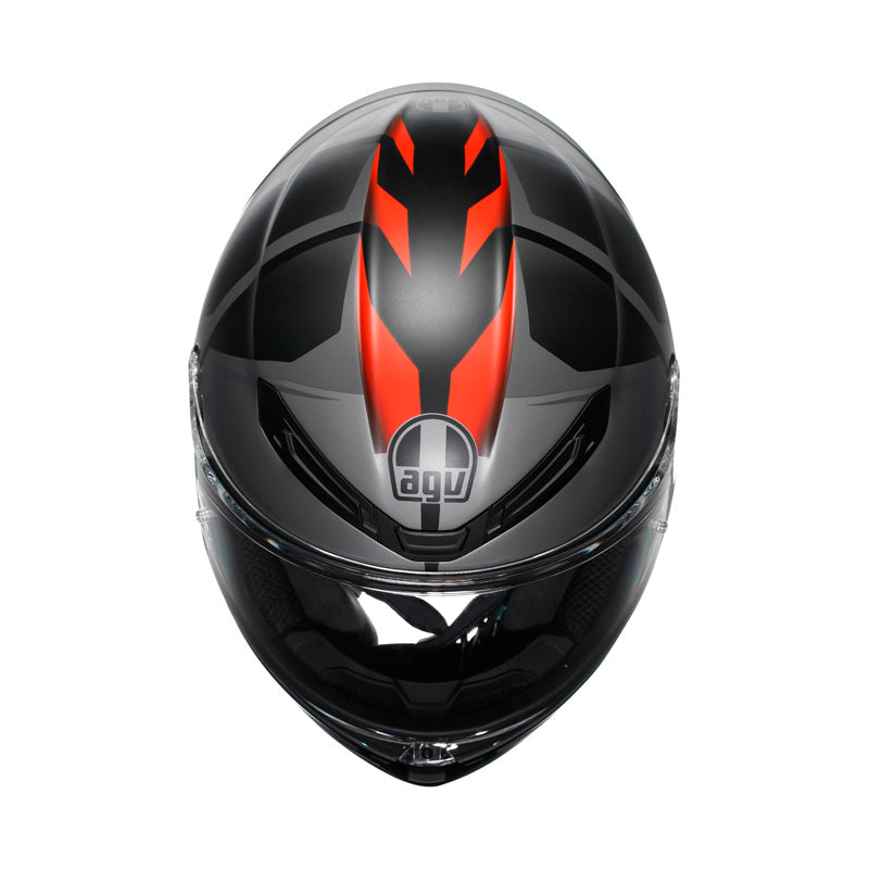 K6 S KARVE MATT BLACK/GREY/RED (XL) Matte Black/Grey/Red - Driven Powersports