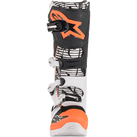 ALPINESTARS BOOT TECH 5 White/Black/Orange Front - Driven Powersports