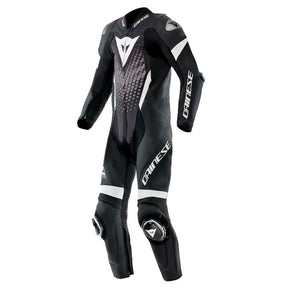 LAGUNA SECA 6 PERF 1PC LEATHER SUIT BLACK/WHITE/ANTHRACITE 44 60 - Driven Powersports
