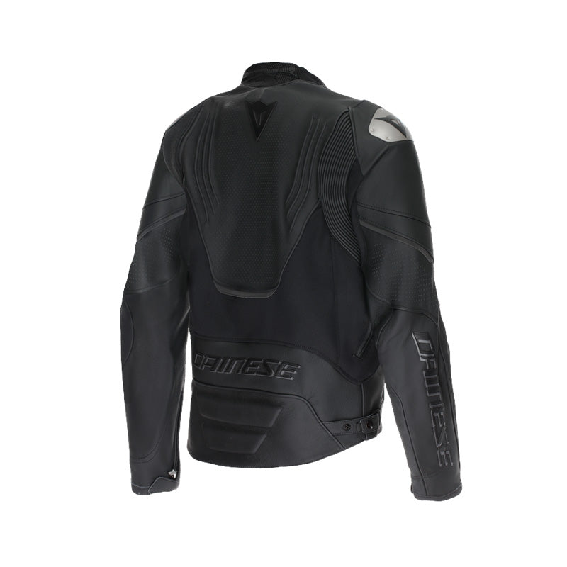 RACING 5 PERF LEATHER JACKET BLACK 44 Black 62 - Driven Powersports