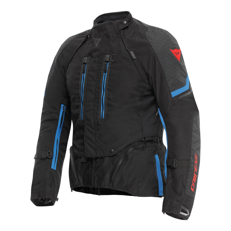 SUPER ADVENTURE ABSOLUTESHELL JACKET BLACK/BLUE 44 Black/Blue 50 - Driven Powersports