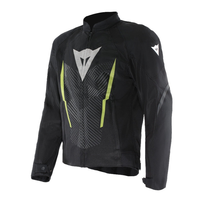 HEROSPHERE AIR TEX JACKET BLACK/WHITE/YELLOW FLUO 44 Black/White/Yellow 46 - Driven Powersports