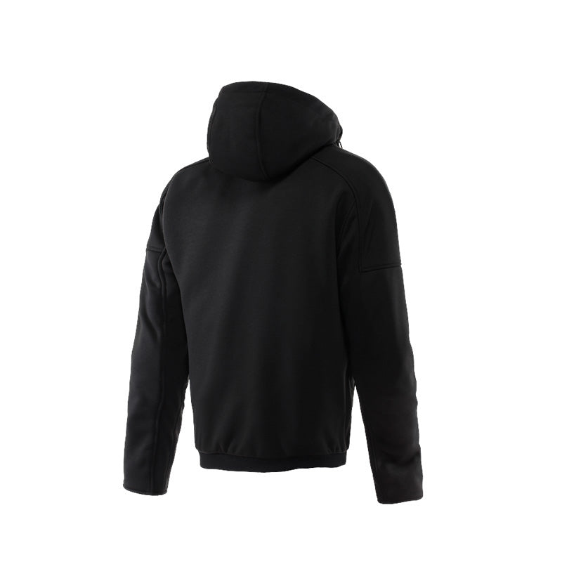 BOVISA SAFETY HOODIE FULL ZIP BLACK/WHITE 52 Black/White - Driven Powersports