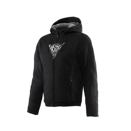 BOVISA SAFETY HOODIE FULL ZIP BLACK/WHITE 52 Black/White - Driven Powersports