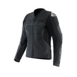 RACING 5 LADY LEATHER JACKET BLACK/WHITE 38 Black 40 - Driven Powersports