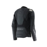 RACING 5 LADY LEATHER JACKET BLACK/WHITE 38 Black 40 - Driven Powersports