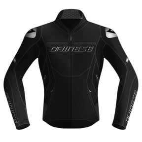 RACING 5 PERF LADY LEATHER JACKET BLACK 38 Black 38 - Driven Powersports