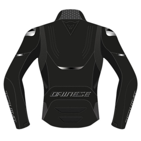 RACING 5 PERF LADY LEATHER JACKET BLACK 38 Black 38 - Driven Powersports