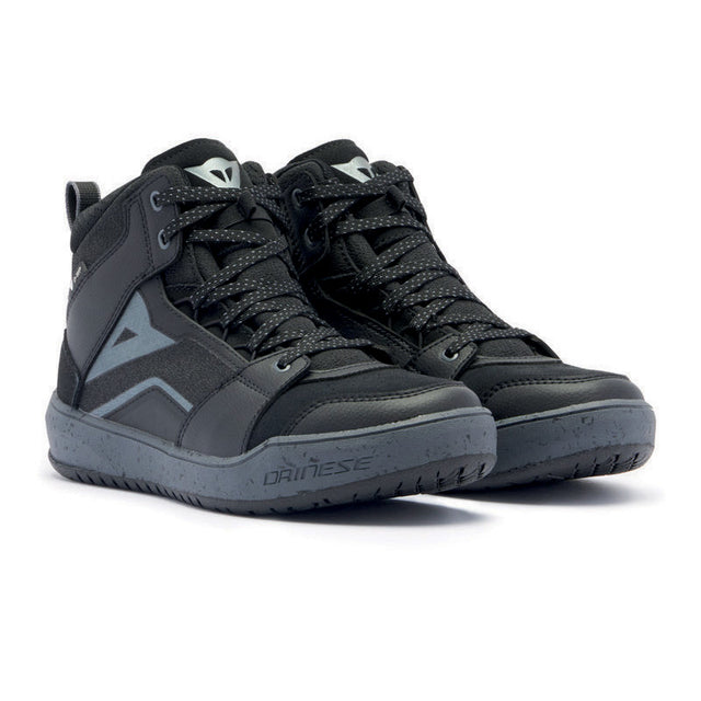 DAINESE SUBURB D-WP SHOES WOMAN BLACK/IRON GATE/METAL 40 40 - Driven Powersports