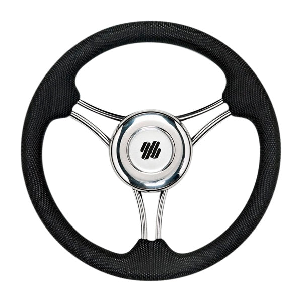 Uflex STEERING WHEEL SST POLY GRIP White/Black - Driven Powersports