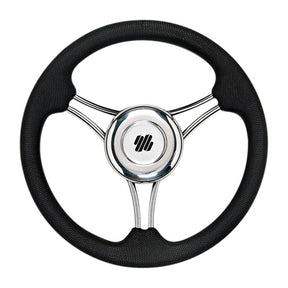 Uflex STEERING WHEEL SST POLY GRIP White/Black - Driven Powersports