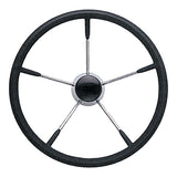 Uflex STEERING WHEEL 15.5" 25DEG SST COVER Black - Driven Powersports