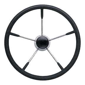 Uflex STEERING WHEEL 15.5" 25DEG SST COVER Black - Driven Powersports