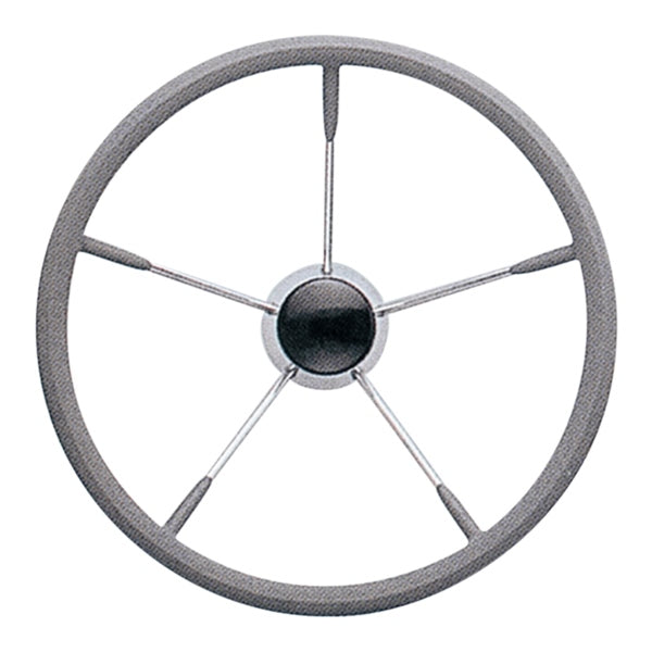 Uflex STEERING WHEEL 15.5" 25DEG SST COVER Gray - Driven Powersports