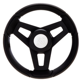 Uflex STEERING WHEEL W/GRIP/SPOKE Black - Driven Powersports