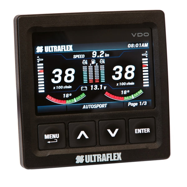 Uflex Veratron VDO Color Display Black - Driven Powersports