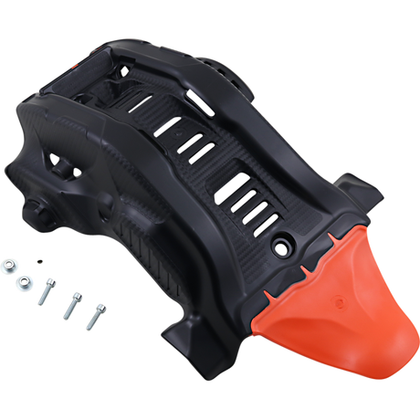 ACERBIS SKID PLATE KTM HUS Black/Orange 16 Front - Driven Powersports