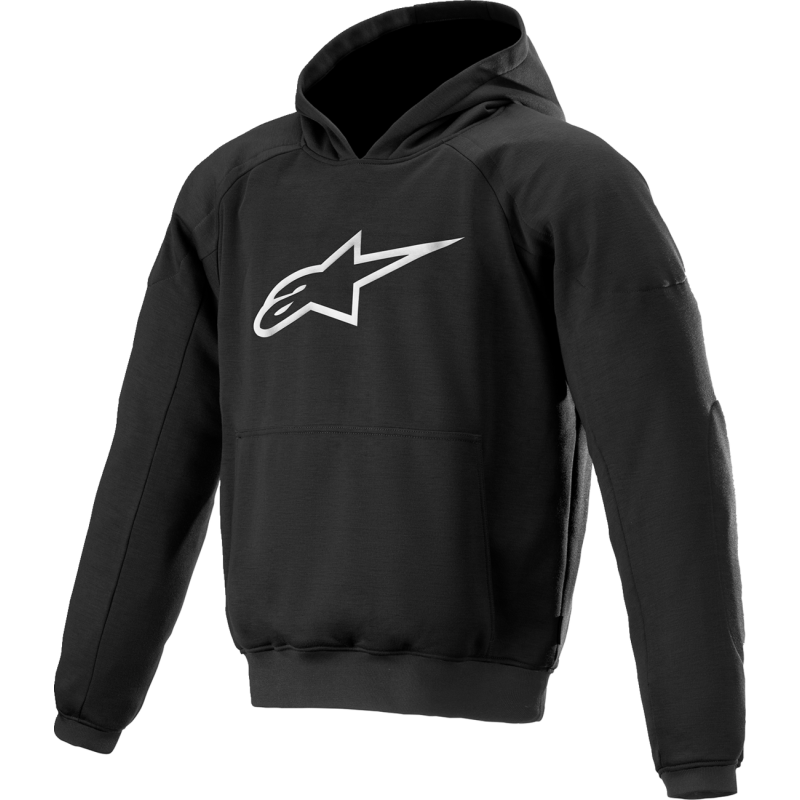 ALPINESTARS JKT/HOODIE AGELESS Black Front - Driven Powersports