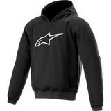 ALPINESTARS JKT/HOODIE AGELESS Black Front - Driven Powersports