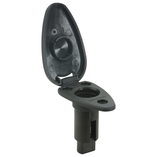 Attwood LightArmor Plug-In Base Black - Driven Powersports