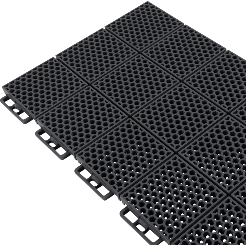 CALIBER FLOORING PROTECH QTY8 Gray Front - Driven Powersports