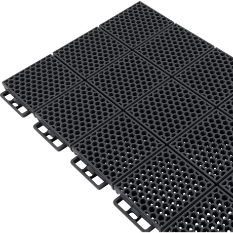 CALIBER FLOORING PROTECH QTY8 Gray Front - Driven Powersports
