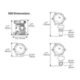 Attwood Tsunami MK2 Bilge Pump 500 GPH - Driven Powersports