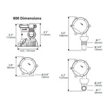Attwood Tsunami MK2 Bilge Pump 800 GPH - Driven Powersports