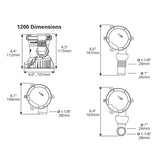 Attwood Tsunami MK2 Bilge Pump 1200 GPH - Driven Powersports