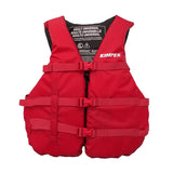 KIMPEX LIFE JACKET NYLON ADULT Red 2XL-3XL - Driven Powersports