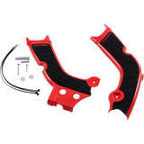 ACERBIS FRAME GRDS HON Red/Black Front - Driven Powersports