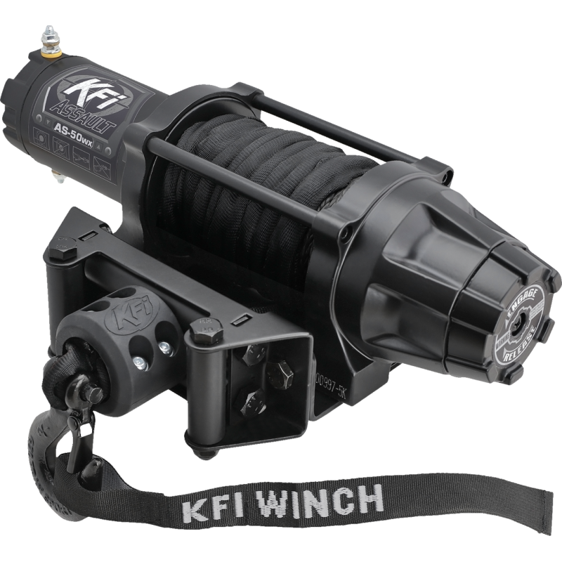 KFI PRODUCTS ASSAULT WINCH - 5000 LB - SYNTHETIC CABLE - WIDE Front - Driven Powersports