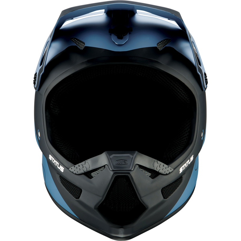 100% STATUS HELMET Drop/Steel Blue Front - Driven Powersports