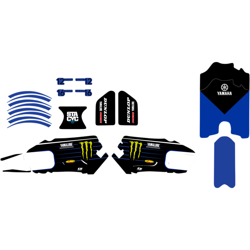 D'COR VISUALS GRAPHIC KIT STACYC STAR Front - Driven Powersports