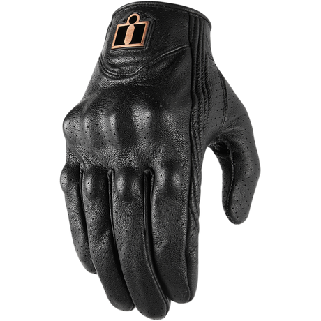ICON GLOVE PURSUIT PERF Black Other - Driven Powersports