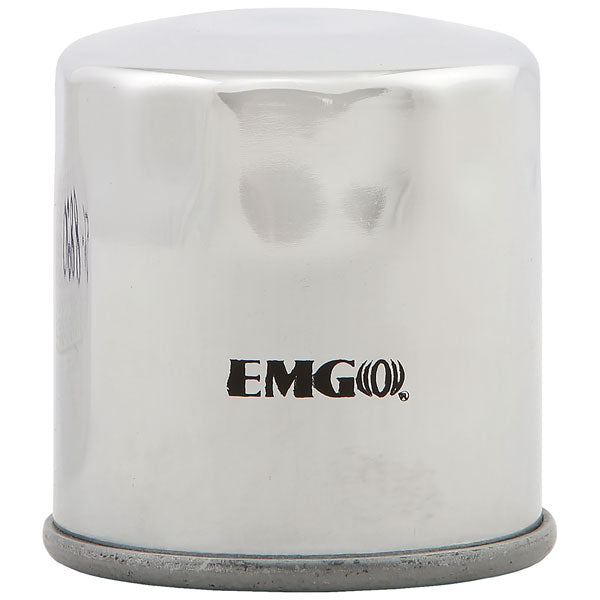 EMGO CHROME OIL FILTER (10-82220) - Driven Powersports