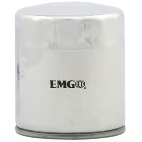EMGO CHROME OIL FILTER (10-82400) - Driven Powersports