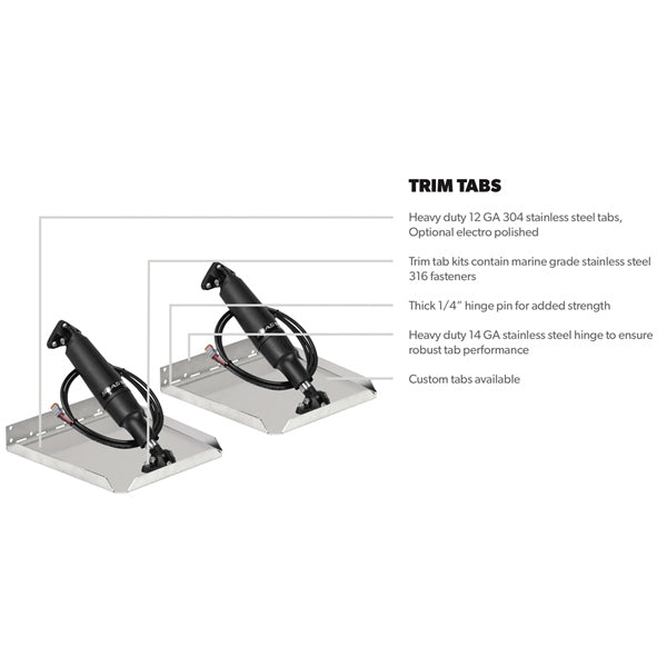 Dometic ACTUATOR CONTROL 9X12 TRIM TAB - Driven Powersports