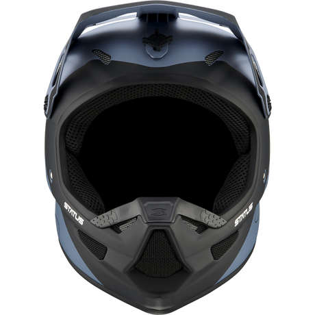 100% STATUS HELMET Drop/Steel Blue Front - Driven Powersports