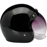 BILTWELL HELMET BONANZA Gloss Black Side - Driven Powersports