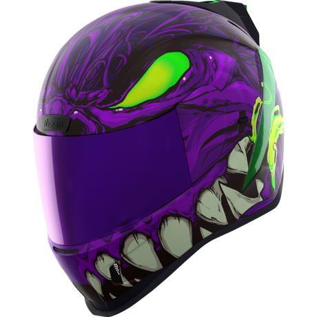 ICON HELMET AIRFORM MIPS MANIK'RR Purple 3/4 Left - Driven Powersports