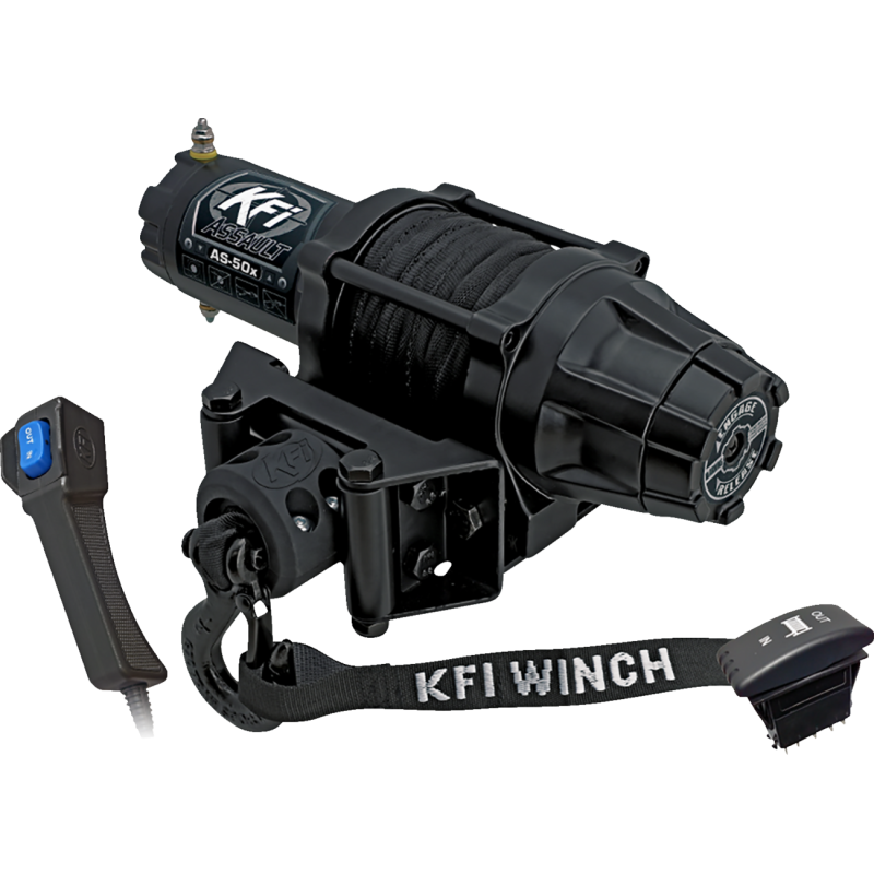 KFI PRODUCTS ASSAULT WINCH - 5000 LB - SYNTHETIC CABLE Front - Driven Powersports