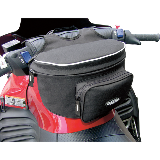 GEARS CANADA DELUXE HANDLEBAR POUCH Application Shot - Driven Powersports