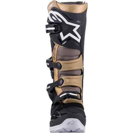 ALPINESTARS BOOT T7 END DS Black/Gray/Gold Front - Driven Powersports