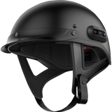 SENA CAVALRY-2, MESH HALF HELMET, Matte Black Left Side - Driven Powersports