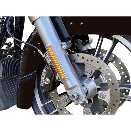 CUSTOM DYNAMICS LIGHT LED FORK AMB Black Application Shot - Driven Powersports